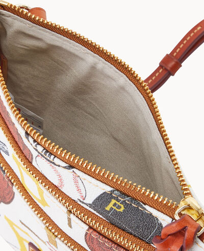 MLB Pirates N S Triple Zip Crossbody