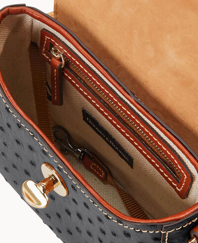 Ostrich Turnlock Flap Saddle