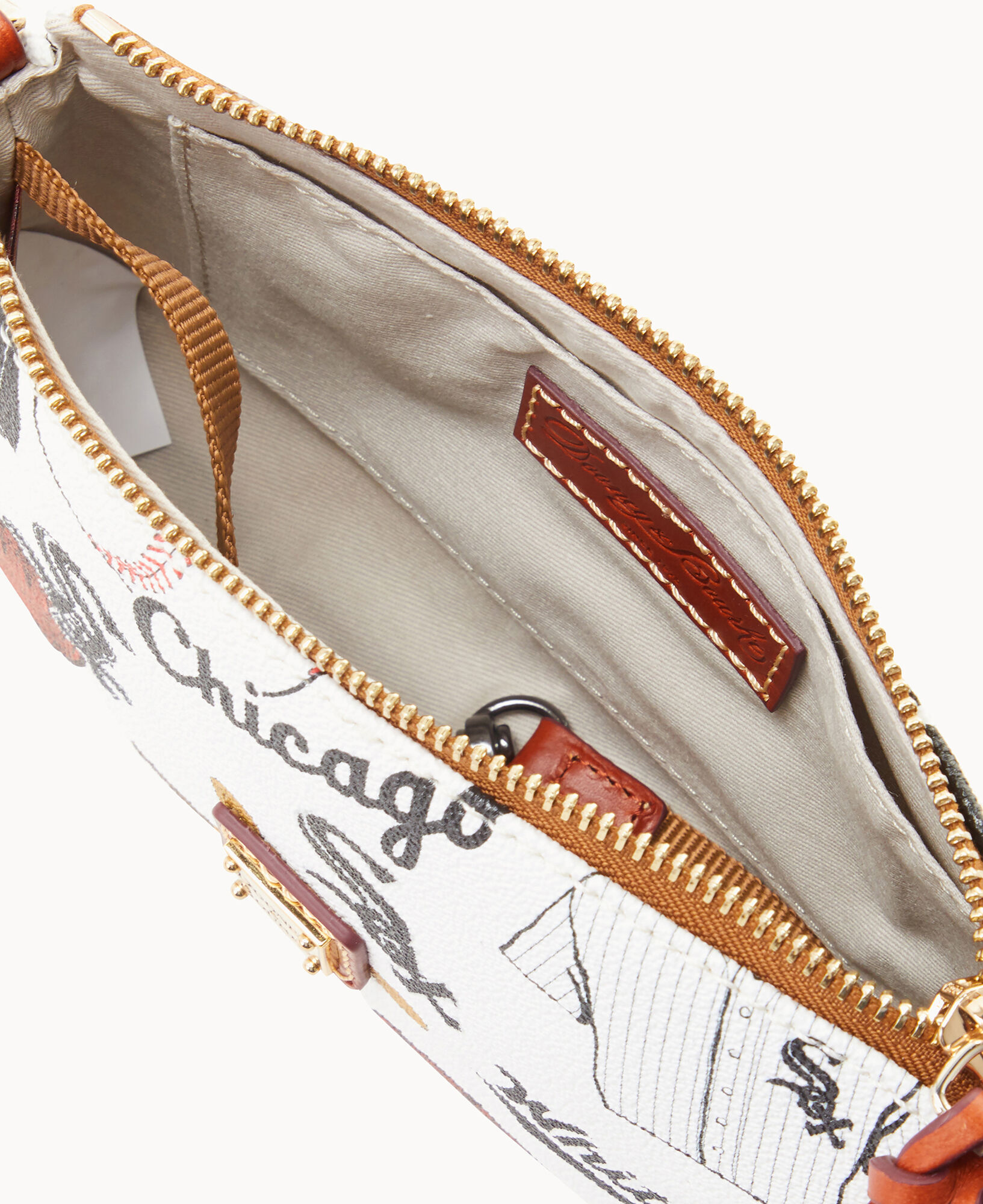 Dooney Bourke MLB White Sox Lexi Crossbody Sm Coin Case