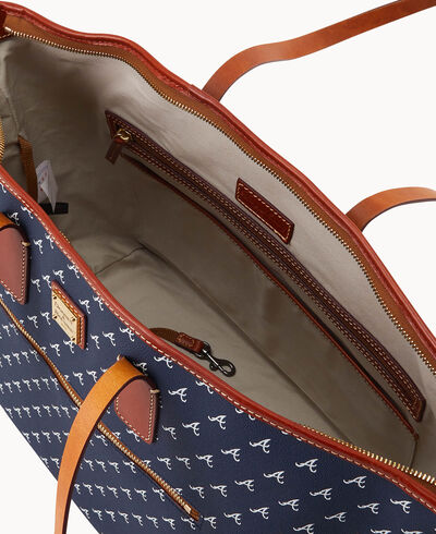 MLB Braves Large Tote