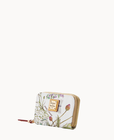 Botanical Collection Zip Around Credit Card Case