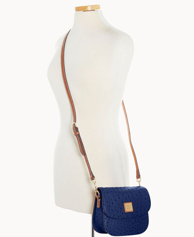 Ostrich Saddle Bag