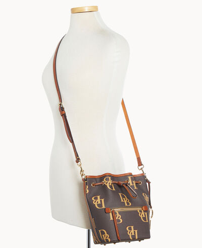 Monogram Small Drawstring Crossbody