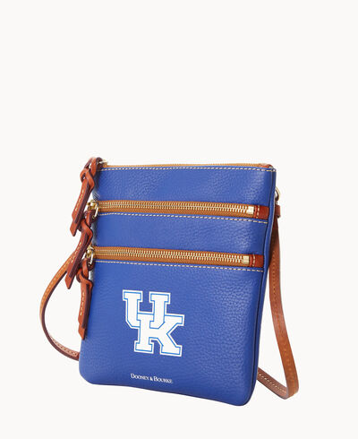 Collegiate University of Kentucky Triple Zip Crossbody