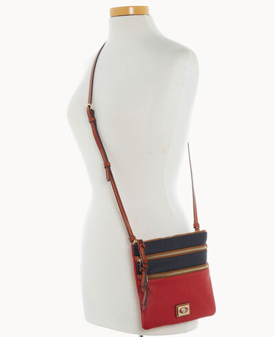 NFL 49ERS Triple Zip Crossbody