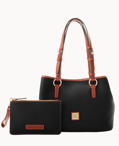 Pebble Grain Small Briana with Pouch