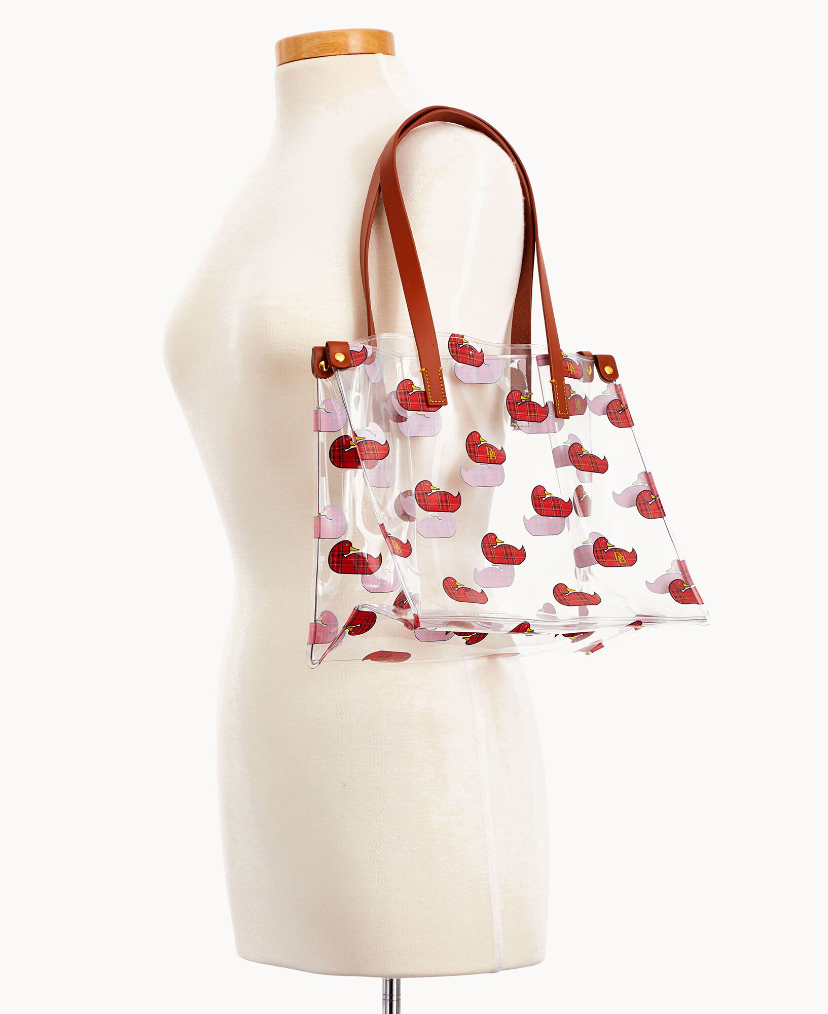 Dooney Bourke Tartan Duck Medium Shopper