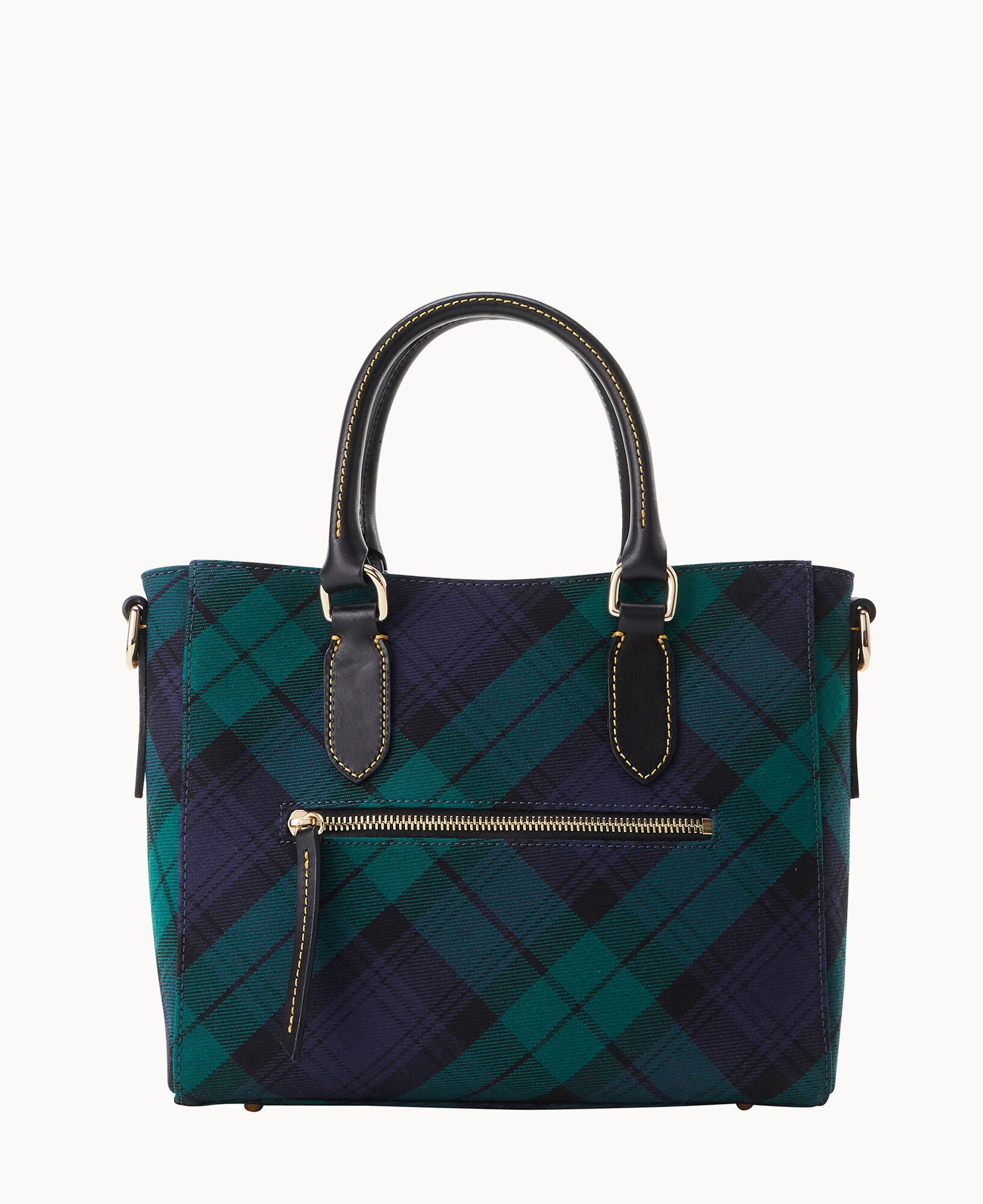 Dooney and bourke plaid tote sale
