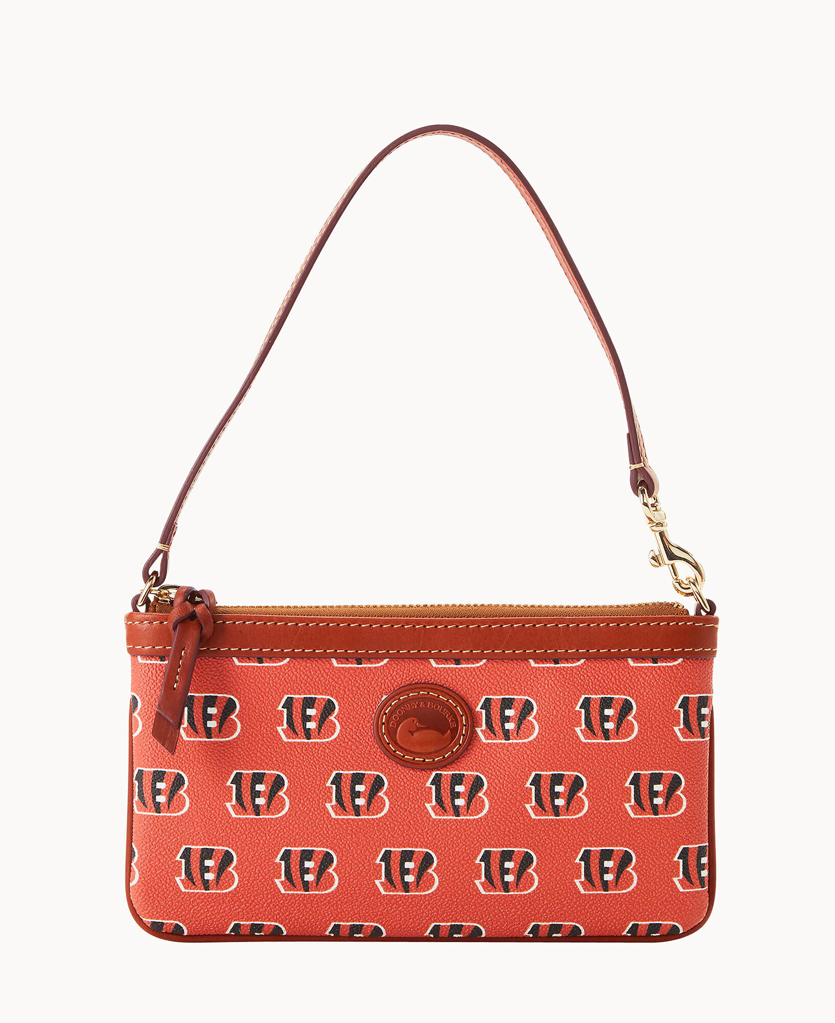 Dooney Bourke NFL Bengals Large Slim Wristlet