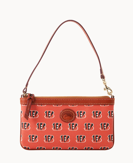NFL Bengals Large Slim Wristlet