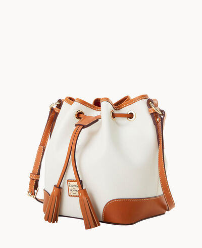 Saffiano Crossbody Drawstring