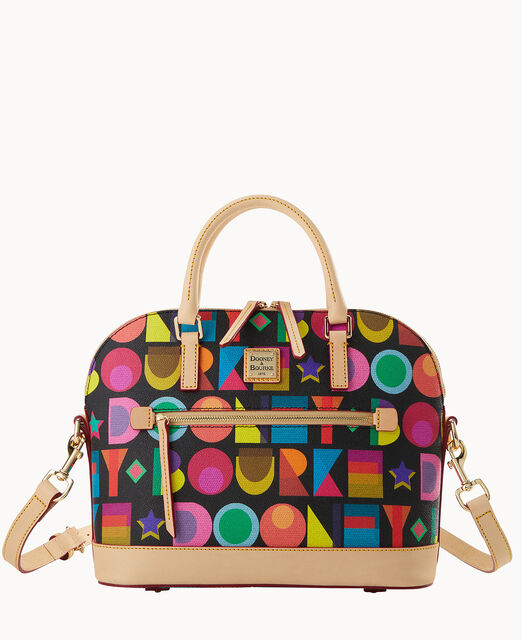 Art Deco Domed Zip Satchel