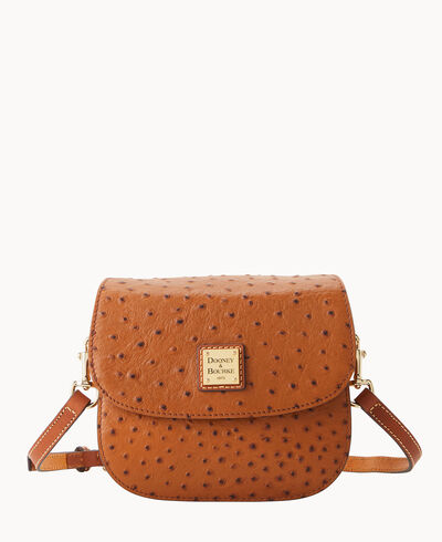 Ostrich Saddle Bag