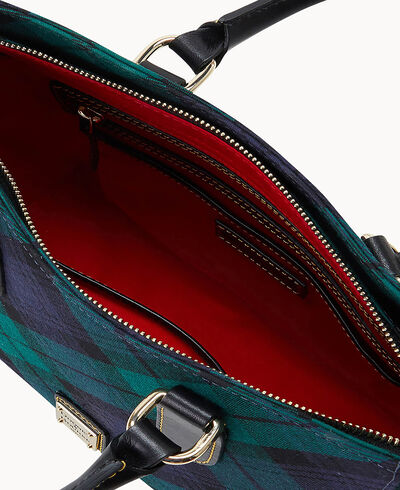 Tartan Top Handle Tote