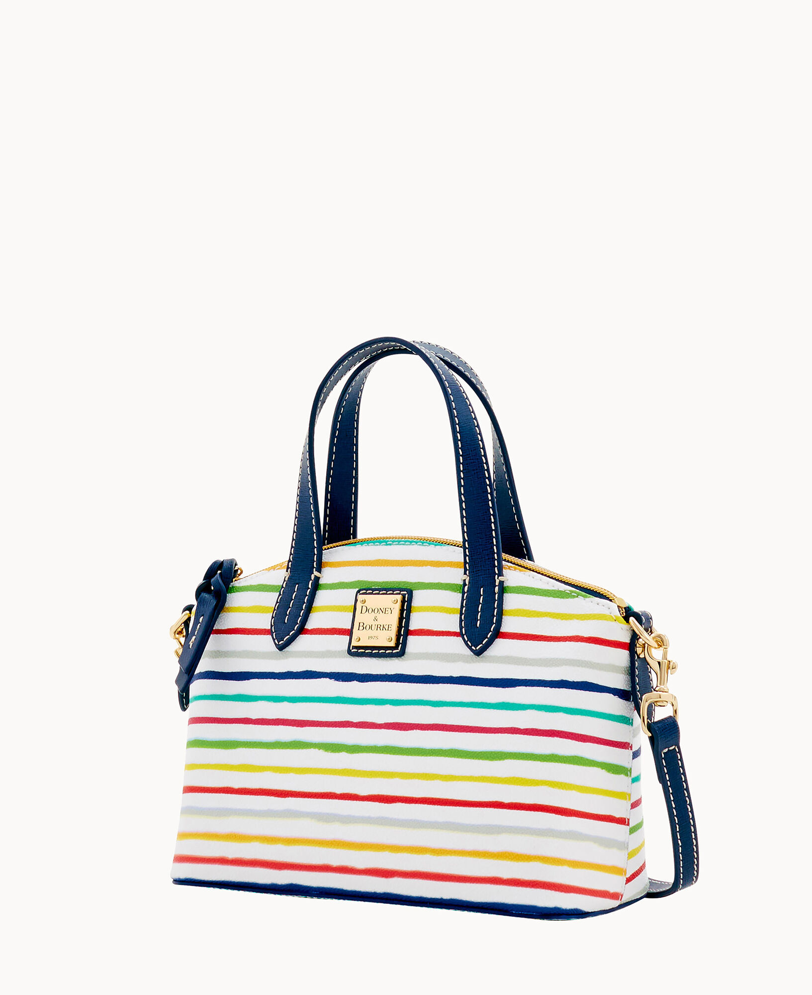 Dooney Bourke Multi Watercolor Stripes Ruby Bag