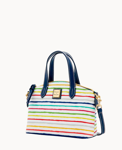 Multi Watercolor Stripes Ruby