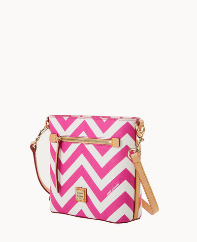 Chevron Small Zip Crossbody