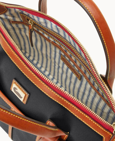 Camden Saffiano Large Domed Satchel