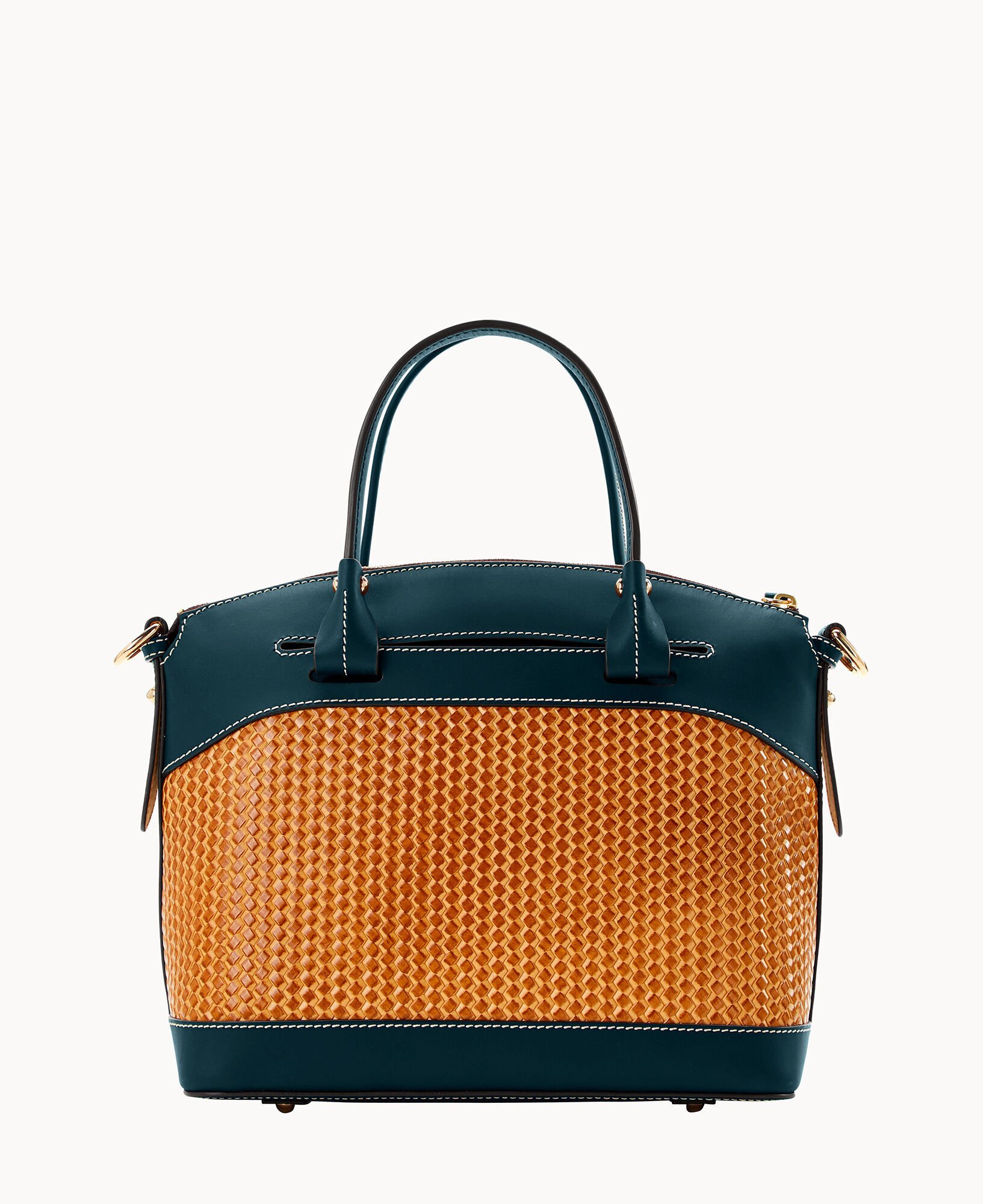 Dooney Bourke Beacon Woven Domed Satchel