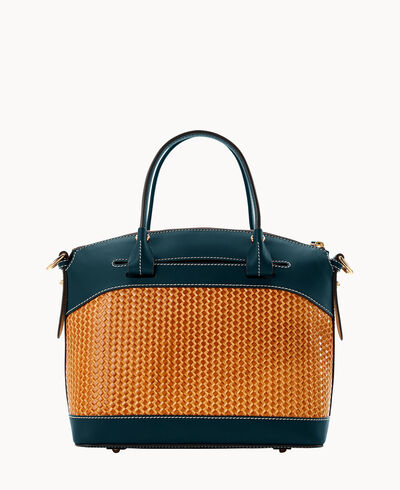 Beacon Woven Domed Satchel