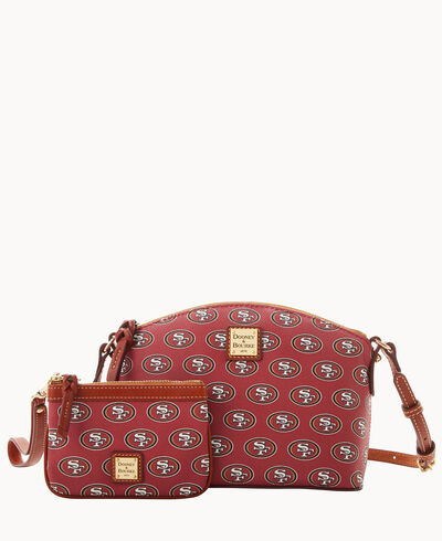 NFL 49ERS Suki Crossbody Med Wristlet