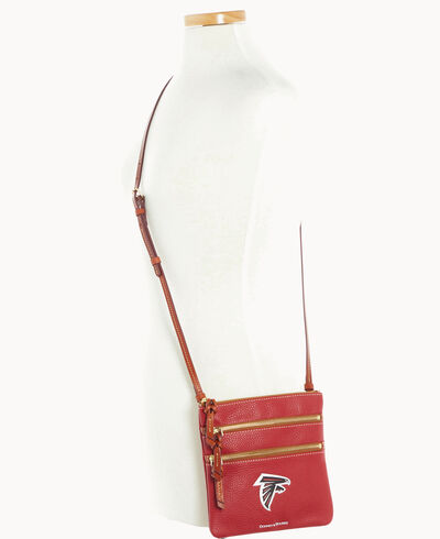 NFL Falcons Triple Zip Crossbody