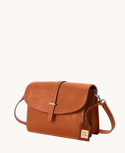 Saffiano Flap Crossbody