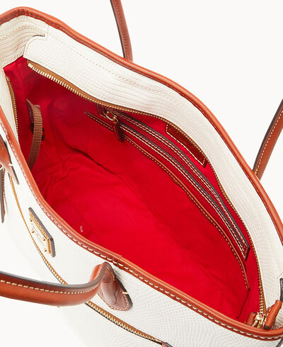 Embossed Lizard Tote
