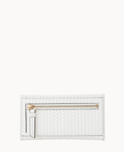 Camden Woven Continental Clutch