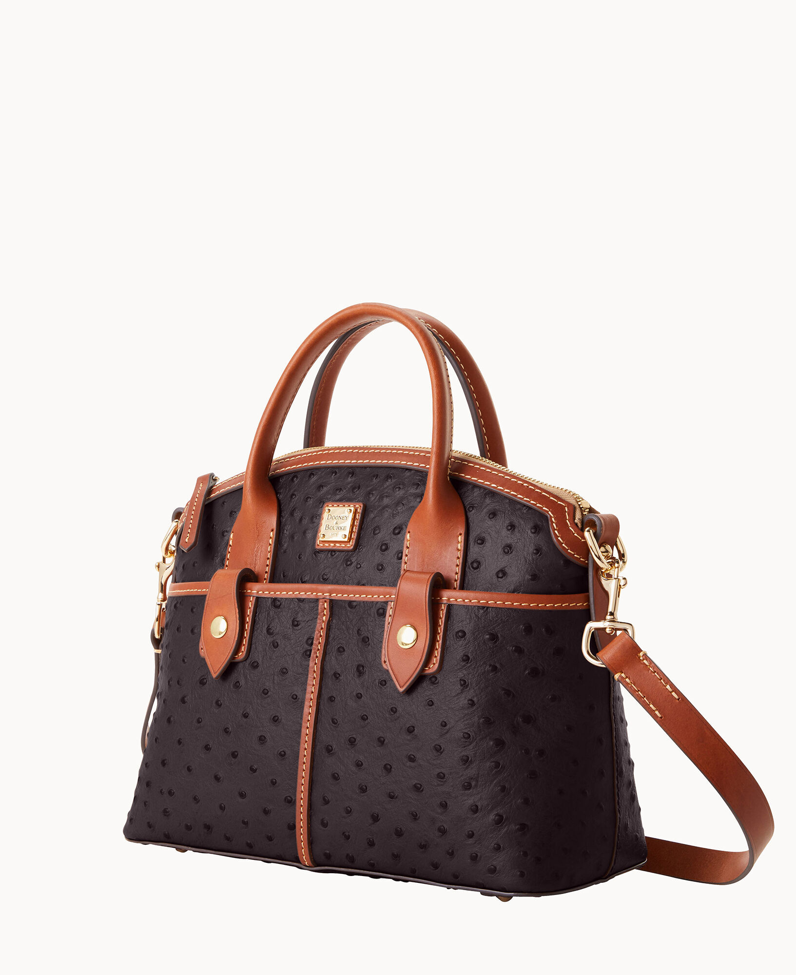 Dooney and bourke deals ostrich domed satchel