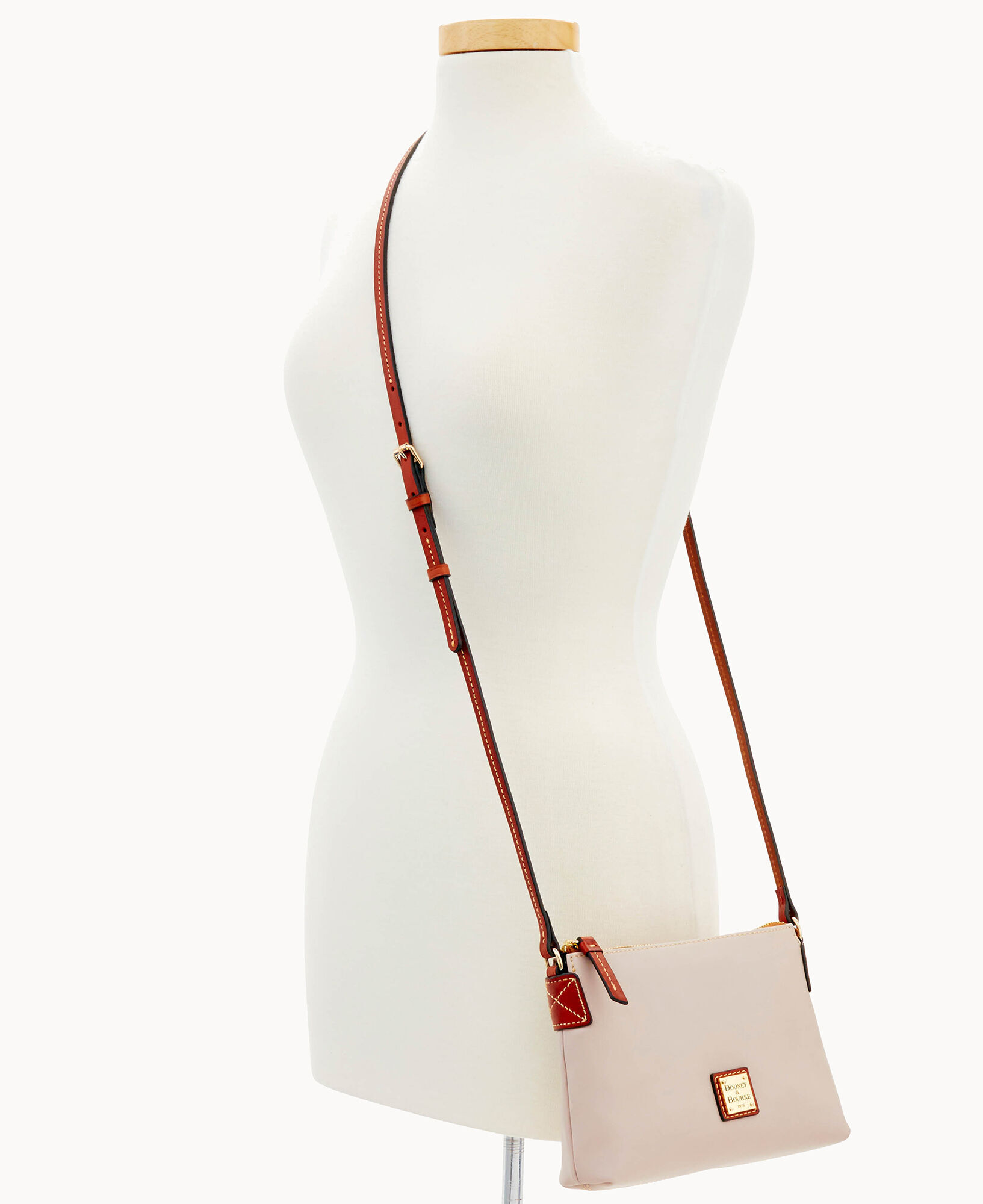Dooney and Bourke Saffiano Leather Crossbody Pouchette - clothing