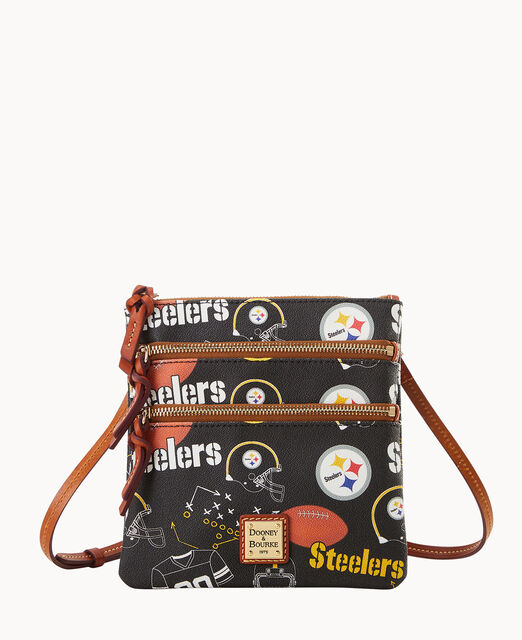 NFL Steelers North South Triple Zip Crossbody