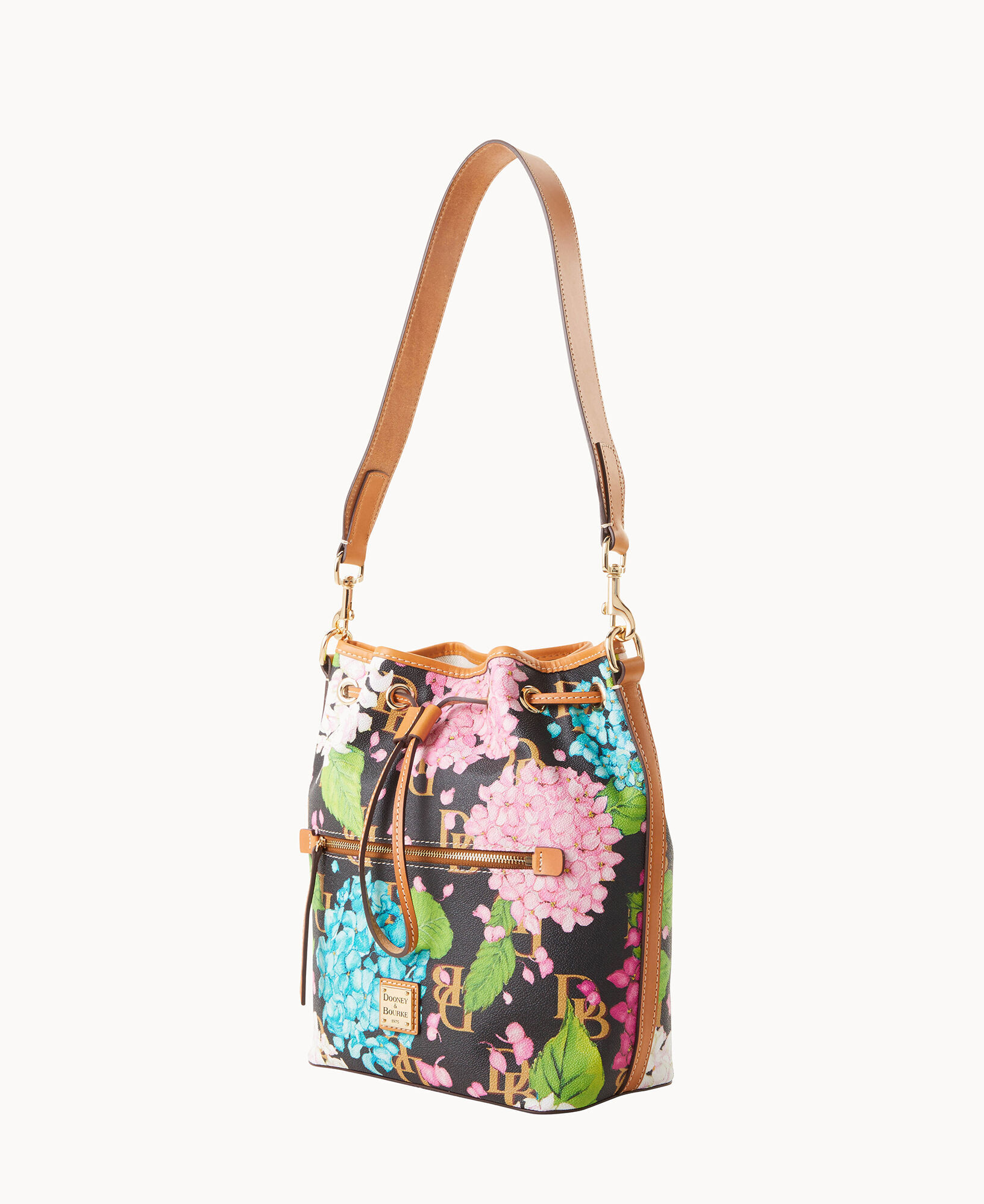 Dooney & Bourke Hydrangea Monogram Drawstring