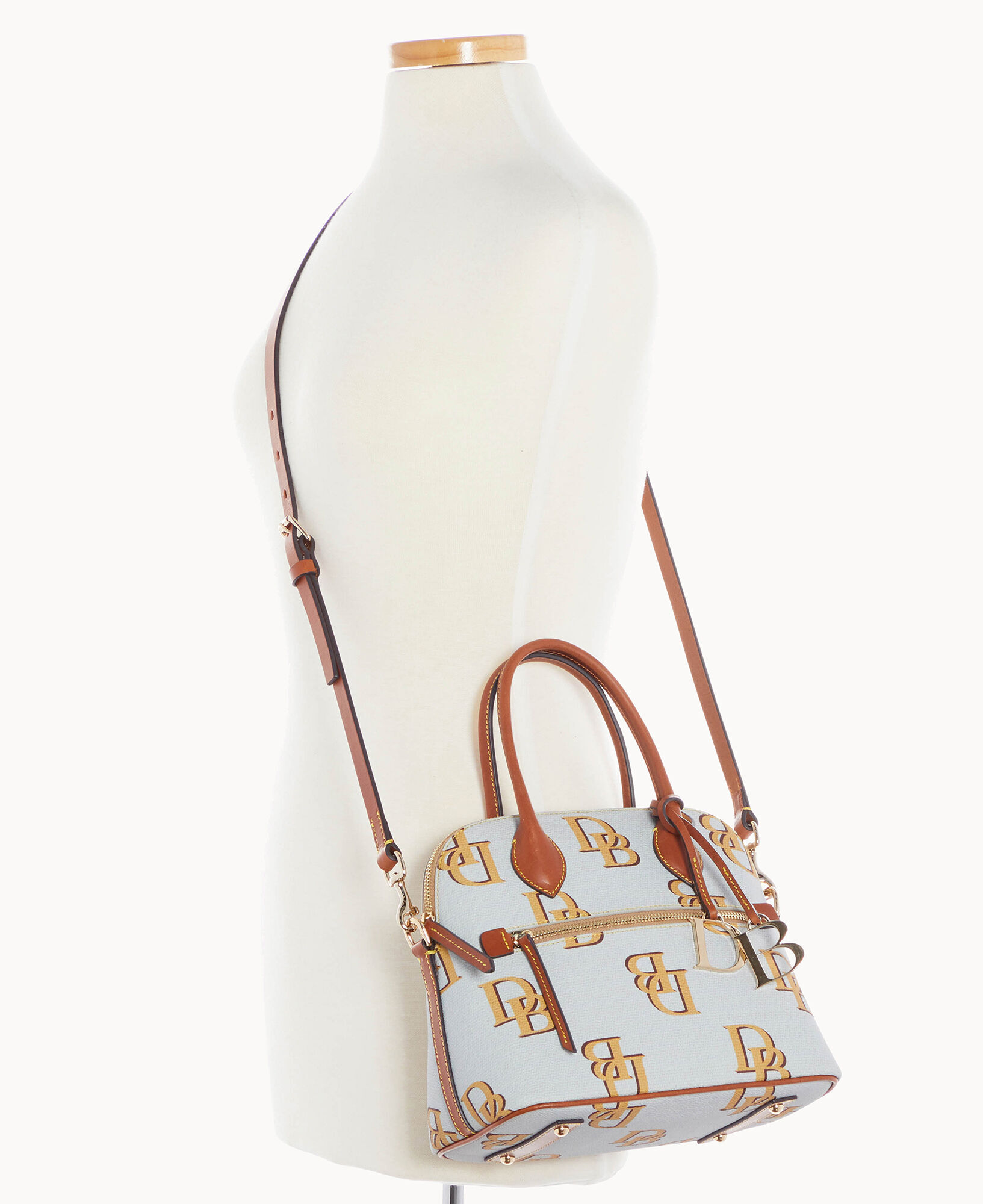 Dooney & Bourke Monogram Domed Satchel