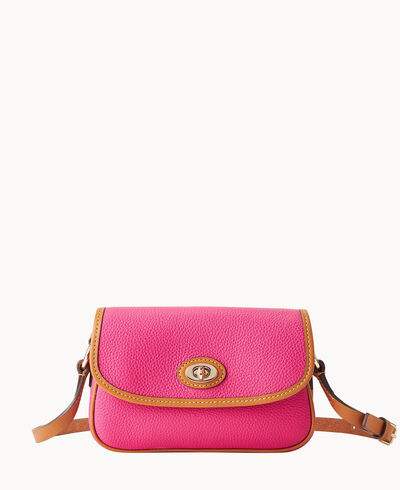Pebble Grain Turnlock Crossbody 22
