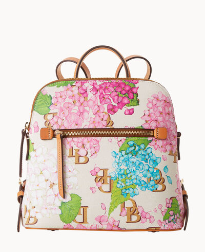 Hydrangea Monogram Backpack