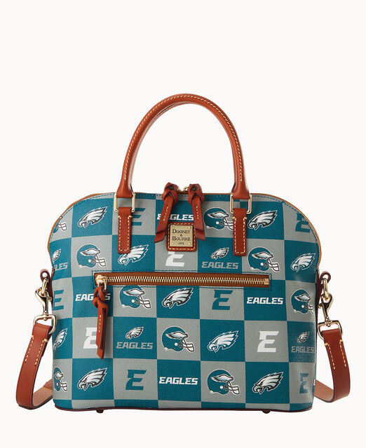 NFL Eagles Domed Zip Satchel