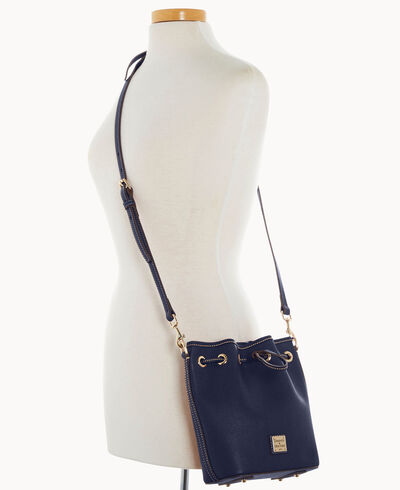 Saffiano Small Drawstring