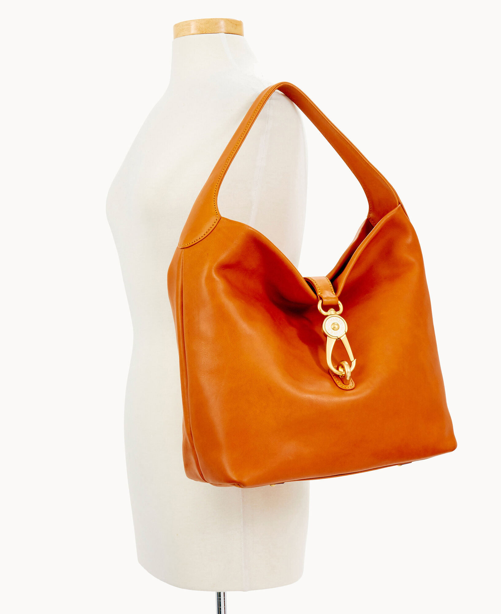 Dooney Bourke Florentine Logo Lock Shoulder Bag