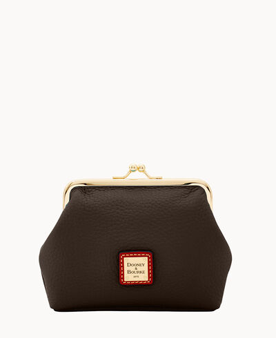 Pebble Grain Large Framed Purse