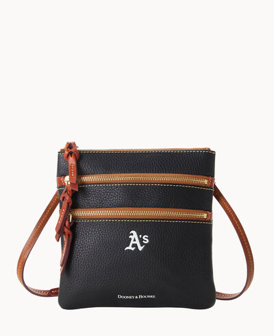 MLB Athletics N S Triple Zip Crossbody