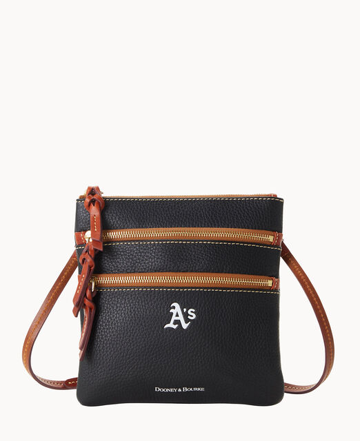 MLB Athletics N S Triple Zip Crossbody