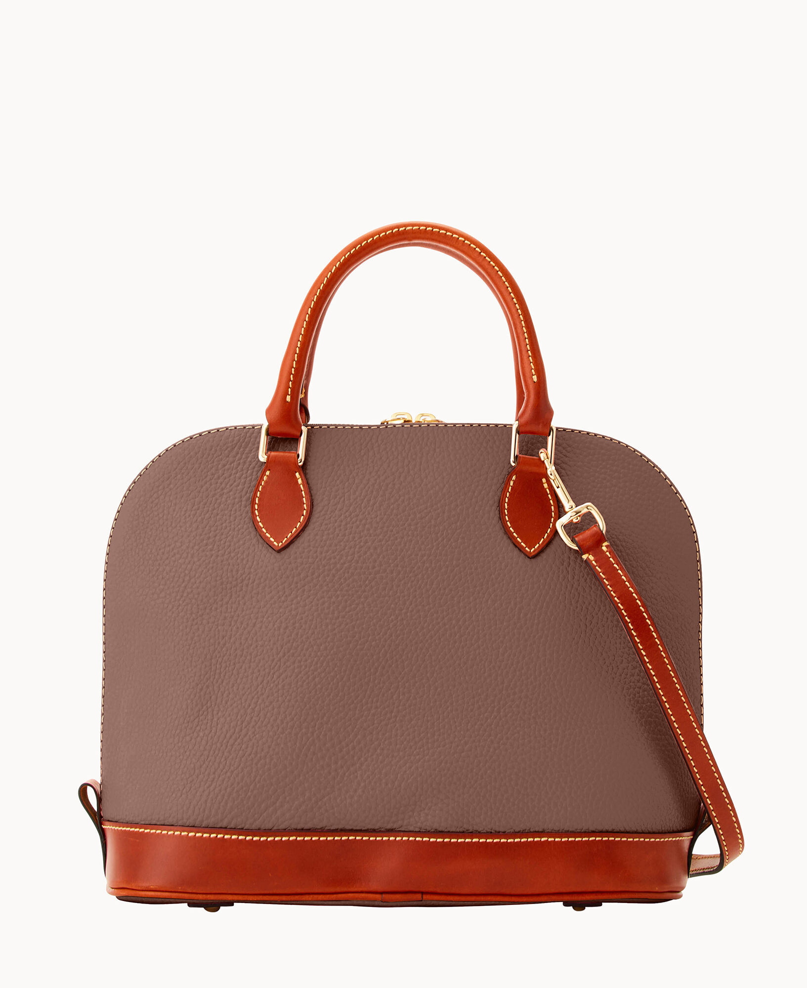 Dooney & Bourke Pebble Grain Zip Zip Satchel