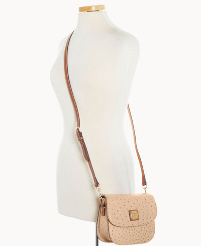 Ostrich Saddle Bag