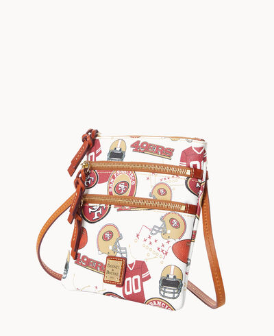 NFL 49ers N S Triple Zip Crossbody