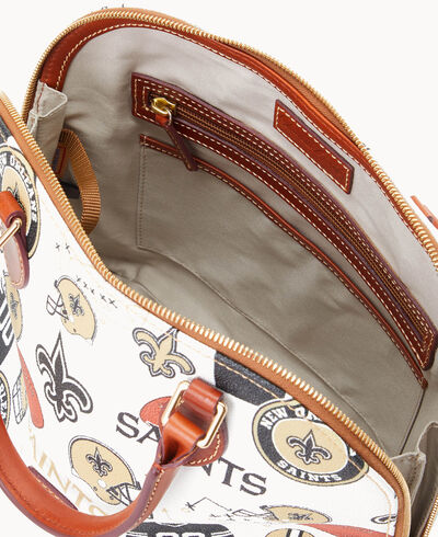 NFL Saints Zip Zip Satchel