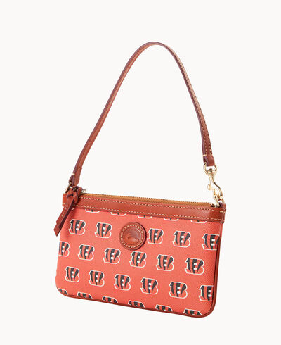 NFL Bengals Large Slim Wristlet