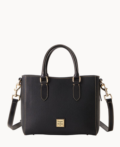 Pebble Grain Top Handle Tote