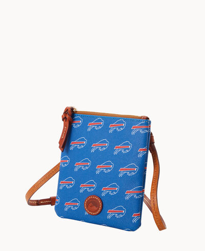 NFL Bills Small North South Top Zip Crossbody