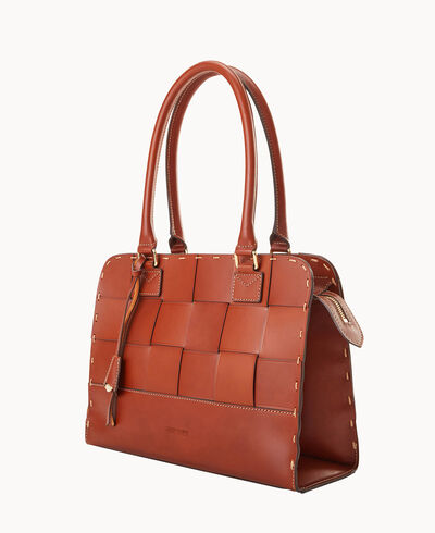 Alto Woven Rectangular Satchel